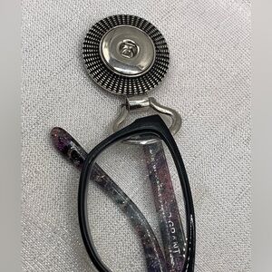 💖Magnetic Snap Button Charm Glasses Holder - Holds 18mm/20mm Snap Button Charms